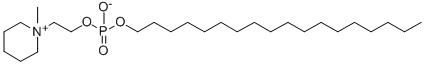octadecyl-(2-(N-methylpiperidino)ethyl)phosphate 结构式