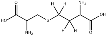 DL-(2-AMINO-2-CARBOXYETHYL)-HOMOCYSTEINE-3,3,4,4-D4 结构式