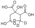 2-METHYL-D3-CITRIC ACID 结构式