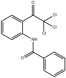 Benzamide,  N-[2-(trichloroacetyl)phenyl]-  (9CI) 结构式