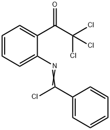 Benzenecarboximidoyl  chloride,  N-[2-(trichloroacetyl)phenyl]-  (9CI) 结构式