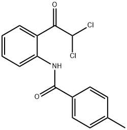 Benzamide,  N-[2-(dichloroacetyl)phenyl]-4-methyl-  (9CI) 结构式