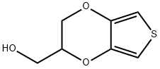噻吩并[3,4-B]-1,4-二英-2-甲醇 结构式