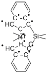 RAC-DIMETHYLSILYLBIS-(1-INDENYL)ZIRCONIUM(IV)DIMETHYL 结构式