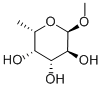 甲基-Α-L-岩藻吡喃糖苷 结构式