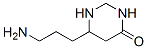 6-(3-aminopropyl)-1,3-diazacyclohexan-4-one 结构式