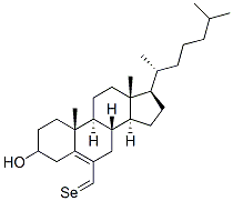 6-selenomethylcholesterol 结构式