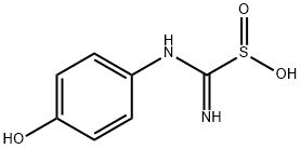 (4-HYDROXYANILINO)(IMINO)METHANESULFINIC ACID 结构式