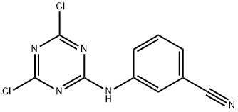 3-[(4,6-DICHLORO-1,3,5-TRIAZIN-2-YL)AMINO]BENZONITRILE 结构式