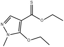 1H-Pyrazole-4-carbothioicacid,5-ethoxy-1-methyl-,O-ethylester(9CI) 结构式