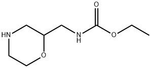 Carbamic  acid,  (2-morpholinylmethyl)-,  ethyl  ester  (9CI) 结构式