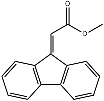 9-亚芴基乙酸甲酯 结构式