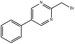 2-(溴甲基)-5-苯基嘧啶 结构式