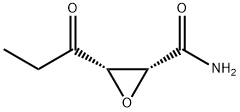 Oxiranecarboxamide, 3-(1-oxopropyl)-, (2R-cis)- (9CI) 结构式