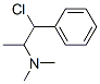 N,N-Dimethyl-β-chloro-α-methylbenzeneethanamine 结构式