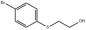 2-[(4-溴苯基)硫烷基]乙-1-醇 结构式