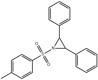 1-(p-Tolylsulfonyl)-2,3-diphenylaziridine 结构式