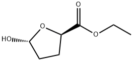 2-Furancarboxylicacid,tetrahydro-5-hydroxy-,ethylester,(2R-trans)-(9CI) 结构式