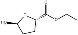 2-Furancarboxylicacid,tetrahydro-5-hydroxy-,ethylester,(2S-trans)-(9CI) 结构式