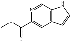 6-氮杂吲哚-5-羧酸甲酯 结构式