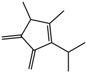 Cyclopentene, 1,5-dimethyl-3,4-bis(methylene)-2-(1-methylethyl)- (9CI) 结构式