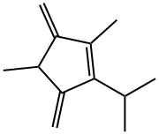 Cyclopentene, 1,4-dimethyl-3,5-bis(methylene)-2-(1-methylethyl)- (9CI) 结构式