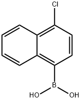 4-氯-1-萘硼酸 结构式