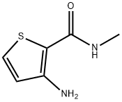 3-氨基-N-甲基-2-噻吩甲酰胺 结构式