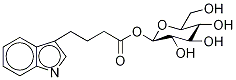 Indole-3-butanoyl β-D-Glucopyranose 结构式