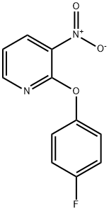 2-(4-氟苯氧基)-3-硝基吡啶 结构式