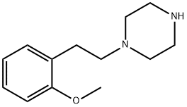 1-(2甲氧基-2-苯基)乙基哌嗪 结构式