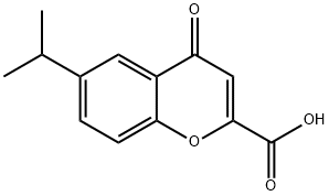 6-ISOPROPYLCHROMONE-2-CARBOXYLIC ACID 结构式