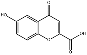 6-羟基-4-氧代-4H-色烯-2-羧酸 结构式