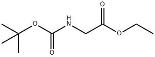 N-BOC-甘氨酸乙酯 结构式