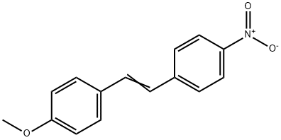 4-甲氧基-4'-硝基芪 结构式