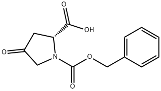 N-CBZ-4-OXO-D-PROLINE 结构式