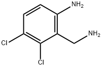 2-氨甲基-3,4-二氯苯胺 结构式