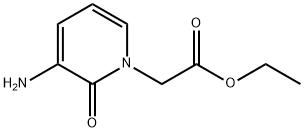 ETHYL (3-AMINO-2-OXO-1,2-DIHYDROPYRIDYL)ACETATE 结构式