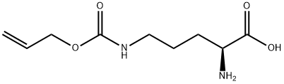 H-ORN(ALOC)-OH 结构式