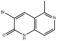 3-Bromo-5-methyl[1,6]naphthyridin-2(1H)-one 结构式