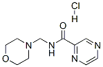 N-(morpholinomethyl)pyrazinecarboxamide monohydrochloride  结构式