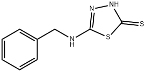 5-BENZYLAMINO-[1,3,4]THIADIAZOLE-2-THIOL 结构式