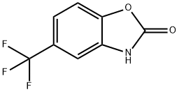 5-三氟甲基苯并噁唑-2(3H)-酮 结构式