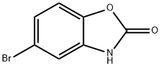 5-溴-2-苯并恶唑酮 结构式