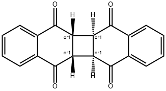 Dibenzo[b,h]biphenylene-5,6,11,12-tetrone, 5a,5b,11a,11b-tetrahydro-,  (5aalpha,5bbeta,11abeta,11balpha)- 结构式