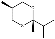 1,3-Oxathiane,2,5-dimethyl-2-(1-methylethyl)-,trans-(9CI) 结构式