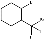 1-溴-2-(溴二氟甲基)环己烷 结构式