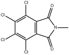 N-甲基-3,4,5,6-四氯邻苯二甲酰亚胺 结构式
