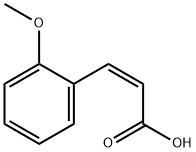 顺-2-甲氧基肉桂酸 结构式