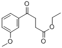 ETHYL 4-(3-METHOXYPHENYL)-4-OXOBUTYRATE 结构式